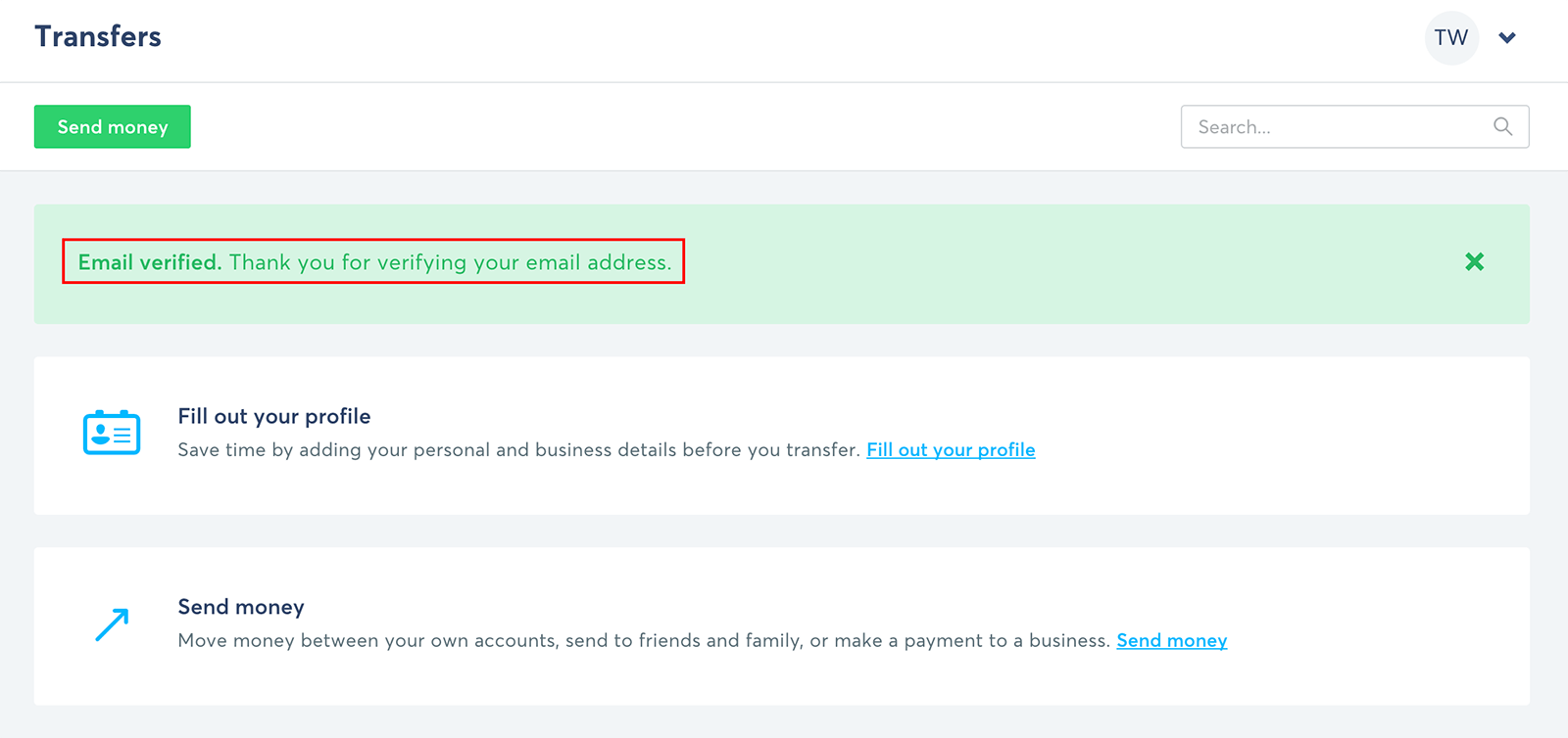 E-mailul a fost verificat