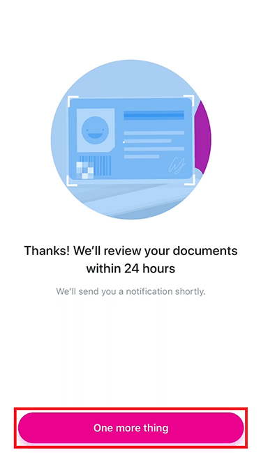 Identitatea va fi verificata in maxim 24 de ore