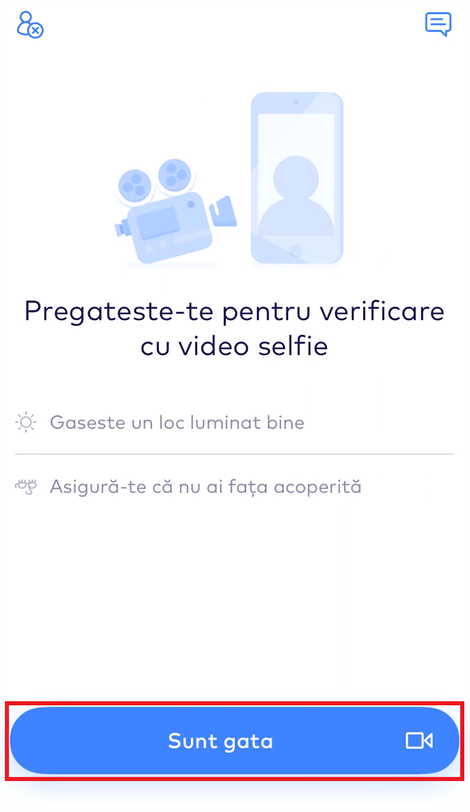 Confirma inceperea verificarii video