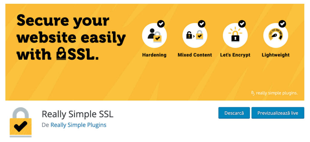 Modulul Really Simple SSL